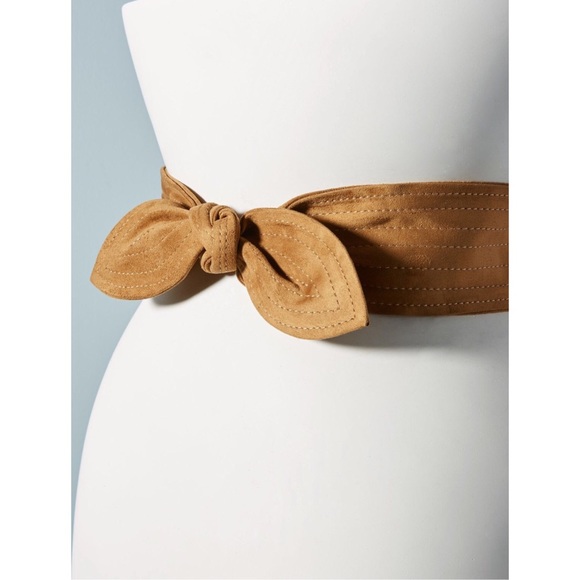 NWT Anthropologie Suede Bow Belt - Picture 3 of 5